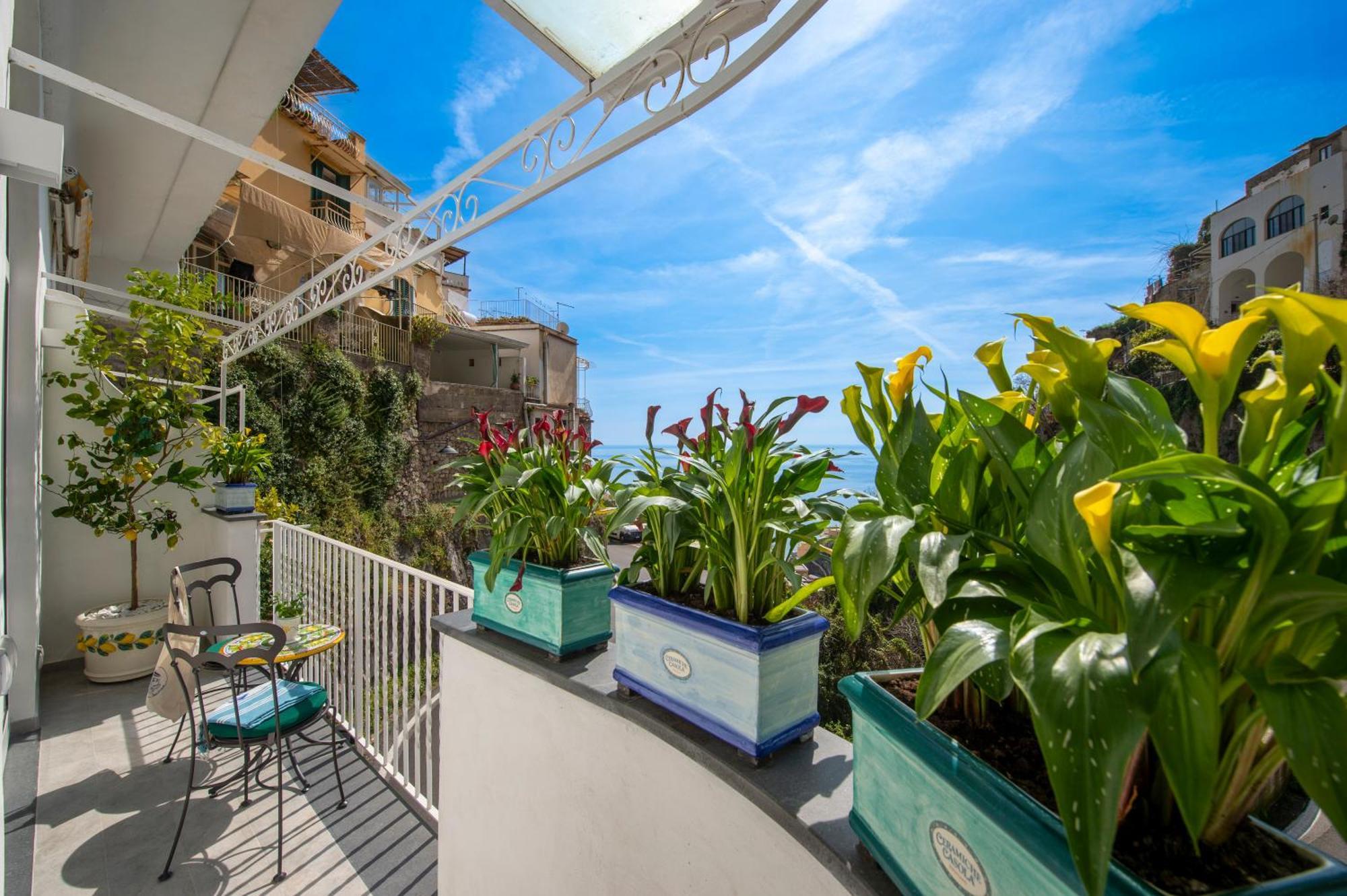 Casa Carmela Lägenhet Positano Exteriör bild
