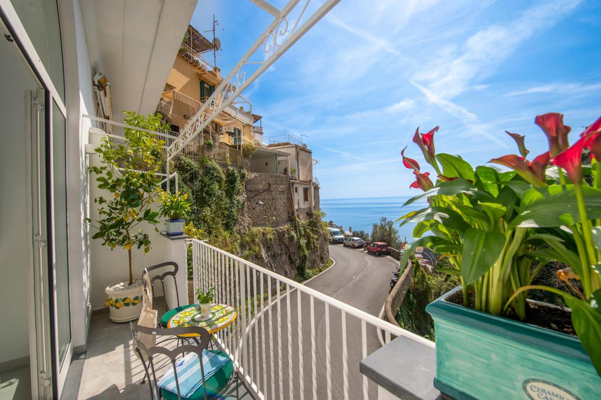 Casa Carmela Lägenhet Positano Exteriör bild